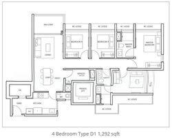 Amo Residence (D20), Apartment #518963221